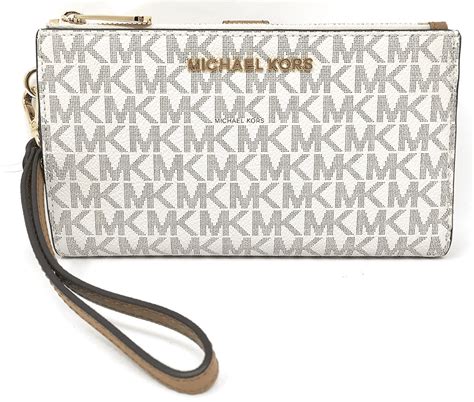 michael kors wristlet jet set travel|mk double zip wristlet.